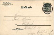 Gruss aus Freiolsheim - Litho - Gaggenau