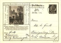 Karlsruhe - Ganzsache