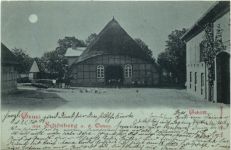Gruss aus Schönberg an der Ostsee - Gehöft