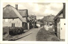 Dorfstraße auf Anrum