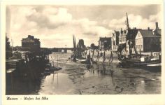Husum - Hafen bei Ebbe