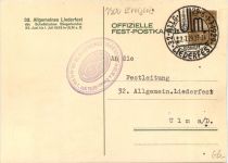 Ulm - Liederfest 1929