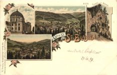 Gruss aus St. Blasien - Litho