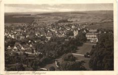 Donaueschingen vom Flugzeug aus