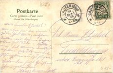 Gruss aus Laufen an der Salzach - Litho