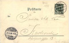 Gruss aus Kehl am Rhein - Litho