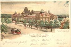 Dresden - Gartenbau Aussellung 1900 - Litho