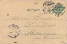 Gruss aus Geisingen - Litho