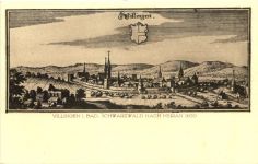 Villingen im Schwarzwald nach Merian 1650
