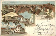 Gruss aus Schwaigern - Litho
