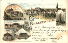 Gruss aus Brackenheim - Litho