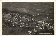 Güglingen vom Flugzeug