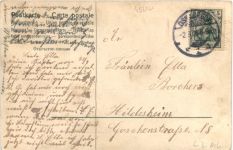 Osnabrück - Bank mit Post