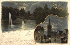 Gruss aus Bochum - Litho