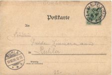 Gruss aus Rudolstadt - Litho