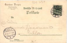 Gruss aus Paulinzella - Litho