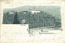 Gruss aus Schwarzburg - Litho