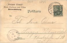 Gruss aus dem Schwarzathal - Litho