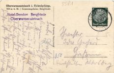 Oberwarmensteinach im Fichtelgebirge