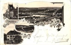 Gruss aus Sierck - Litho