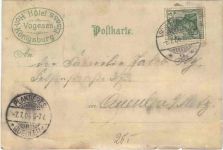 Hoh Königsburg - Litho - Halt gegen Licht