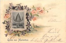 Gruss aus Marienthal - Litho