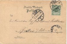 Gruss vom Malberg Ems - Litho