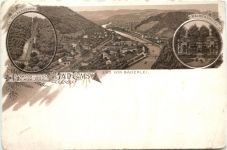 Gruss aus Bad Ems - Litho