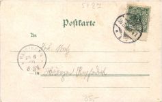 Gruss aus Bad Ems - Litho