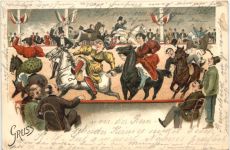 Kirmes - Jahrmarkt Lennep - Litho
