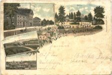 Lüttringhausen - Gruss von Kranerhof - Litho