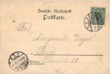 Gruss von der Thalsperre bei Remscheid - Litho