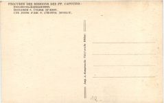 India - Le Mission des Capucins aux Indes