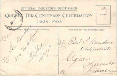 Souvenir Officiel des Fetes du Centenaire de Quebec 1908