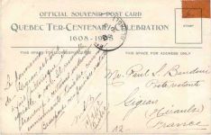 Souvenir Officiel des Fetes du Centenaire de Quebec 1908