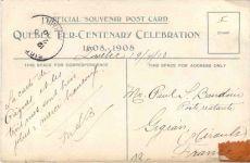 Souvenir Officiel des Fetes du Centenaire de Quebec 1908