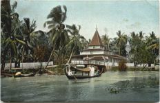 Indonesien - Mohammedaner Moschee am Fluß