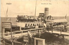 Zoppot - Danzig - Dampfer am Steg