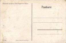 Kolonnen passieren einen Engpaß bei Wilna