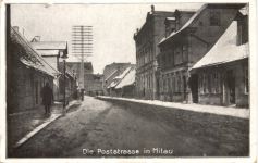 Die Poststrasse in Mitau