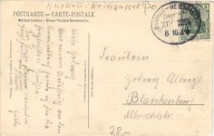 Gruss vom Braunsteich - Restaurant Waldhaus - Bahnpost