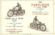 Motorrad - Coupe des 6 Jours - Paris Nice