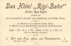Hotel Rigi Bahn - Rigi Staffel