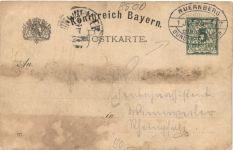 Nürnberg - Bundesschiessen 1897 - Ganzsache- Litho