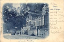 Gruss aus Erlangen - Partie an den Felsenkellern