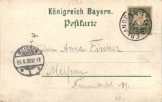 Gruss aus Bubenreuth - Litho