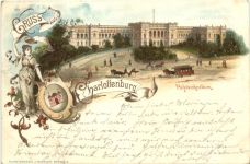 Gruss aus Charlottenburg - Polytechnikum - Litho