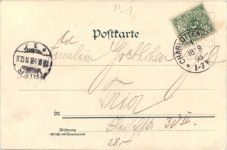 Gruss aus Charlottenburg - Flora - Litho