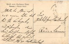 Ramsen - Gruss vom Kurhaus Dietz