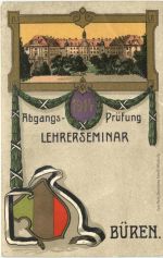 Büren - Abgangsprüfung Lehrerseminar 1914